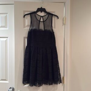 What a beauty? Black lace short dress